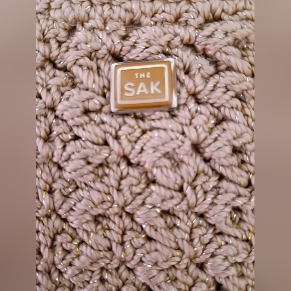 The Sak Gold Metallic  Crochet Women's Bag - Picture 2 of 11